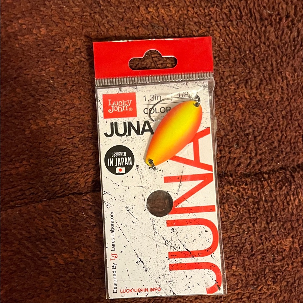 Juna Vibrant Orange Fishing Lure